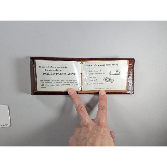 New Old Stock LORD BUXTON brown leather bifold wallet, Analine Calf leather - Picture 5 of 13